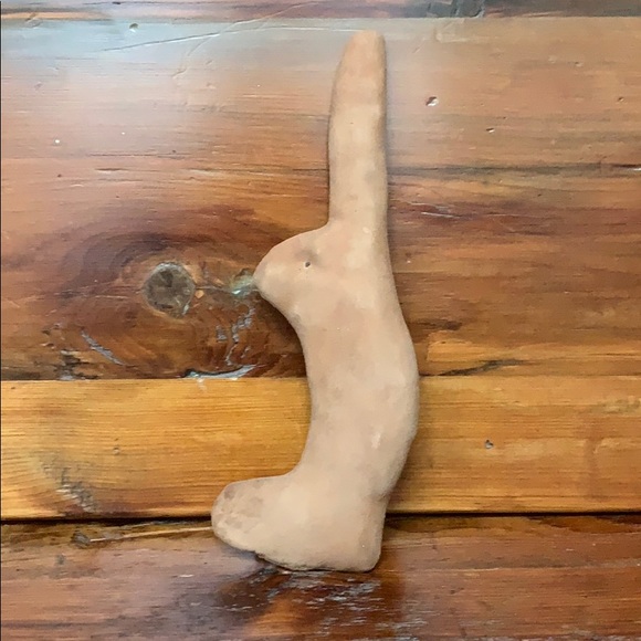 🥕 Handmade Primitive Brown Rabbit - Picture 2 of 6